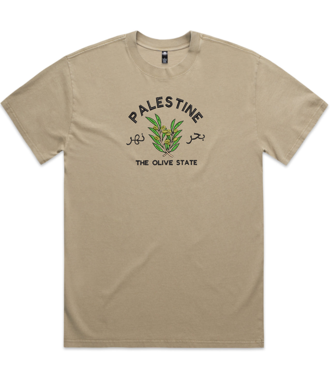 OLIVE STATE HEAVY TEES